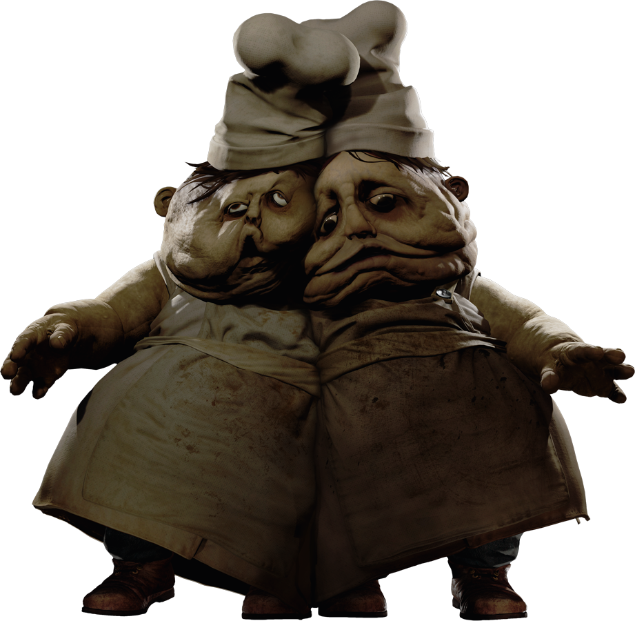 Little Nightmares - Little Nightmares Twin Chefs (921x900), Png Download