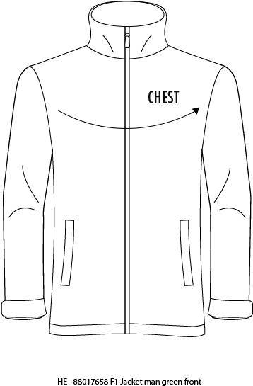 Place The Tape Close Under Your Arms And Measure Around - Design Jacket Png (459x659), Png Download