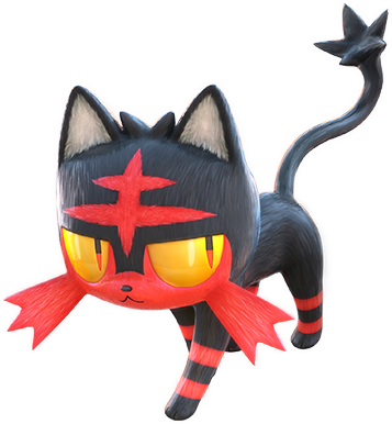 Pokken Litten - Imagenes De Litten (357x386), Png Download