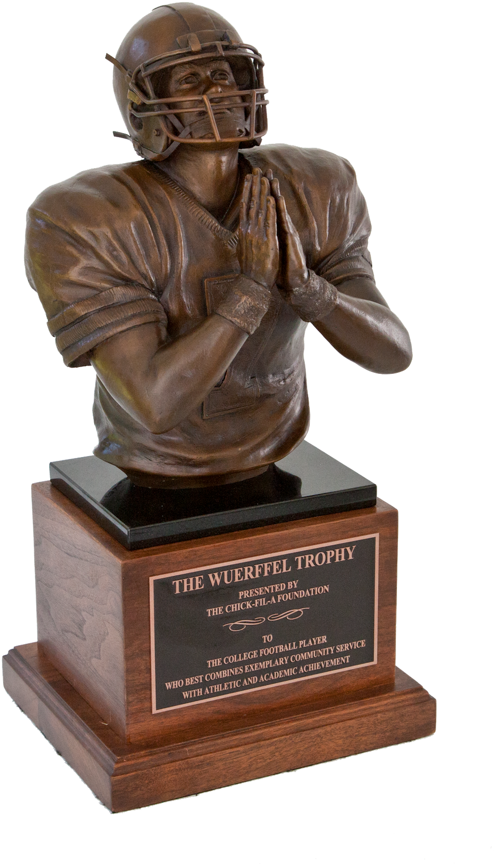The Wuerffel Trophy, Known As "college Football's Premier - Wuerffel Trophy (1463x2048), Png Download