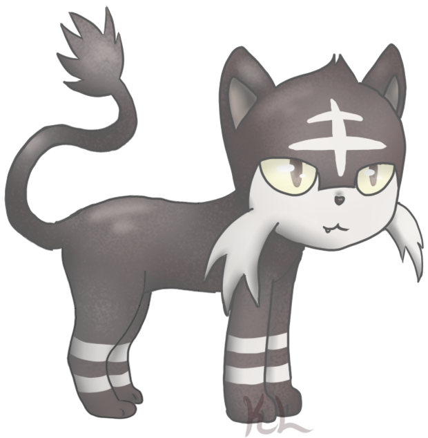 Jpg Freeuse Stock Litten By Katrinalink On Deviantart - Drawing (942x848), Png Download