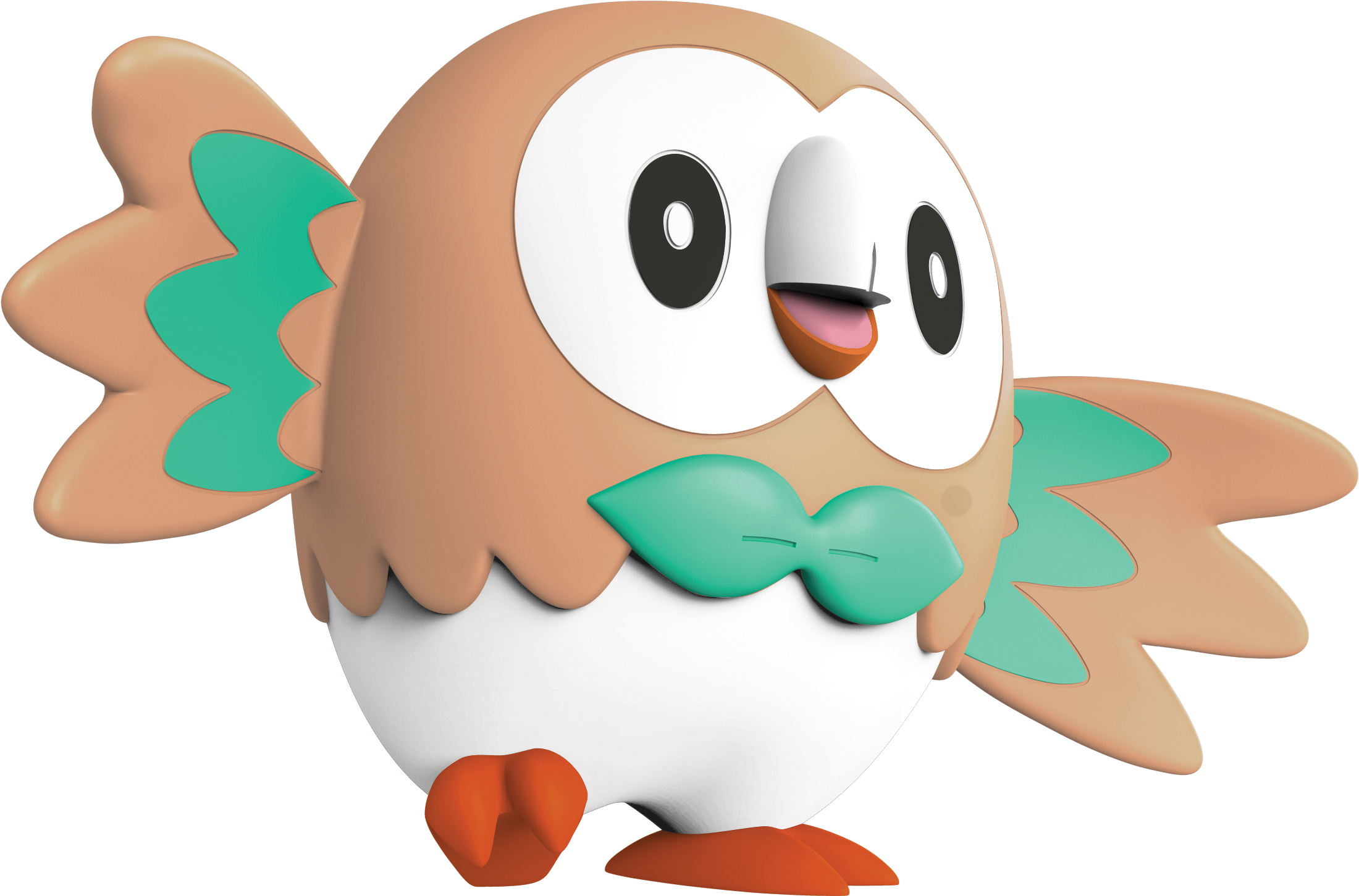 Battle Figure ,rowlet &amp (2449x1837), Png Download