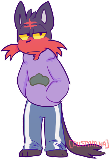 Alolan Meowth And Ichimatsu (500x556), Png Download