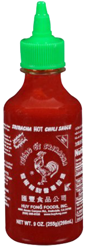 Hot Sauce Oz Yocart - Huy Fong Sriracha Hot Chili Sauce (500x500), Png Download