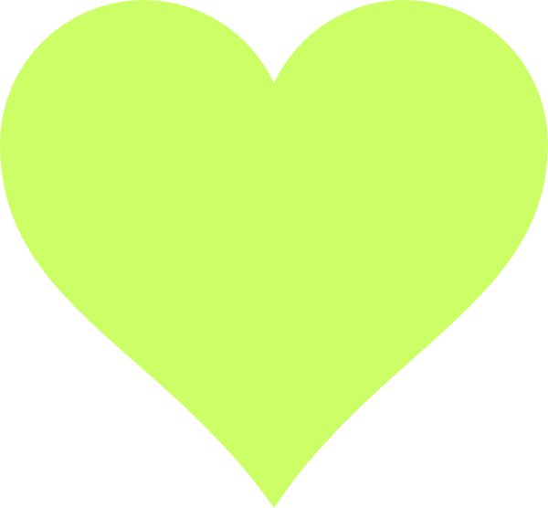 Honeydew Heart (600x556), Png Download