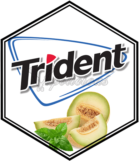 Trident Honeydew Peppermint - Trident Dragon Fruit Lychee (530x530), Png Download