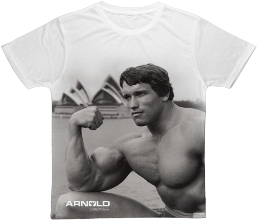 Arnold Operahouse ﻿classic Sublimation Adult T-shirt - Arnold Schwarzenegger Body Hd (550x550), Png Download
