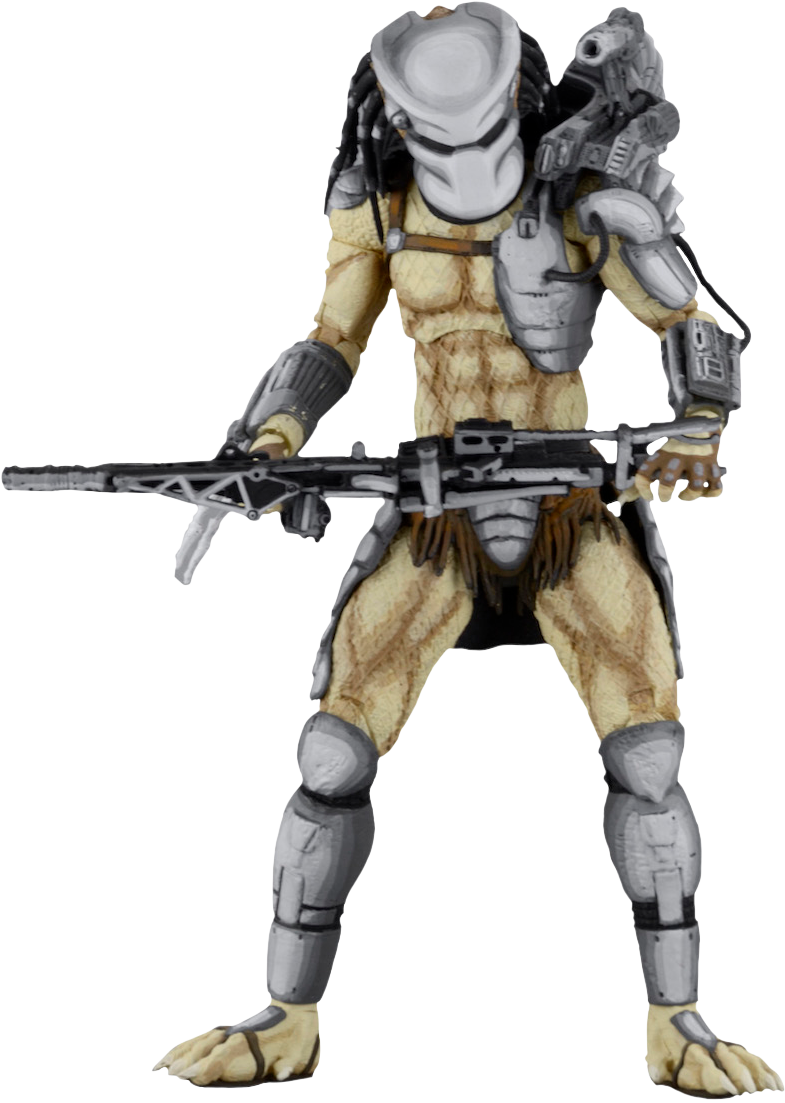 Warrior Predator Png Download Image - Alien Vs Predator Arcade Neca (785x1103), Png Download