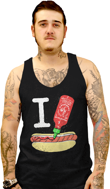 I Sriracha Hotdogs - Sriracha Hotdogs 3xl / White (650x650), Png Download