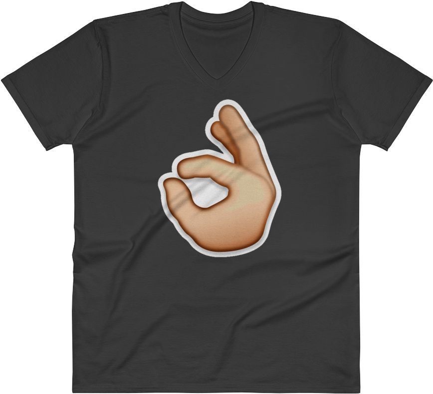 Men's Emoji V Neck - T-shirt (1000x1000), Png Download