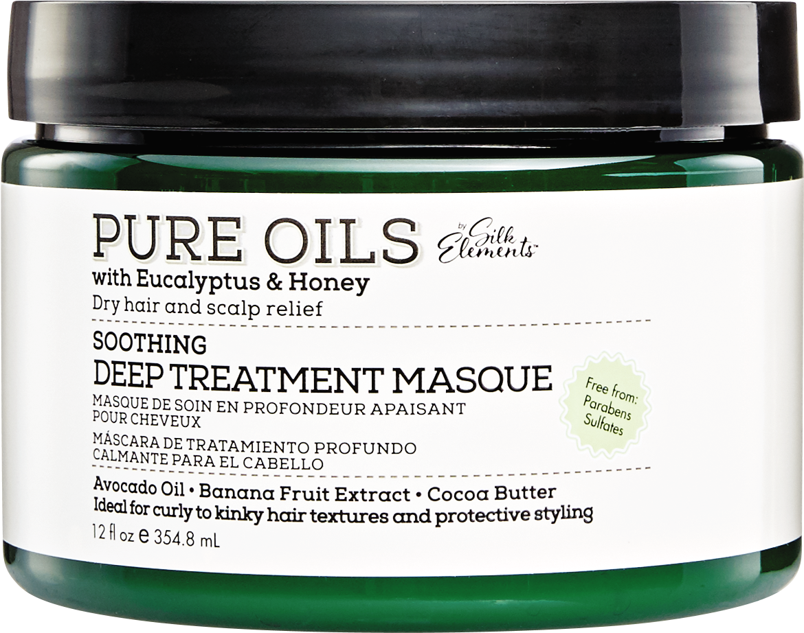 Silk Elements Eucalyptus & Honey Dry Hair & Scalp Relief - Pure Oil By Silk Elements Pure Oils & Hydrating (1500x1500), Png Download