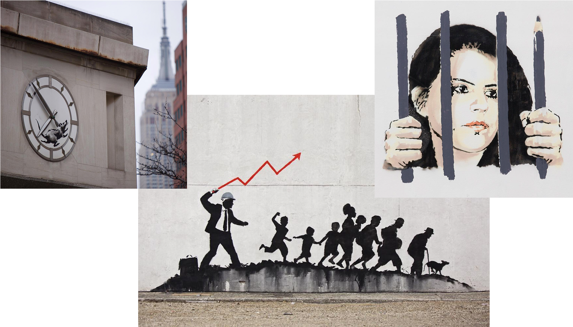 Examples - Banksy (2000x1200), Png Download