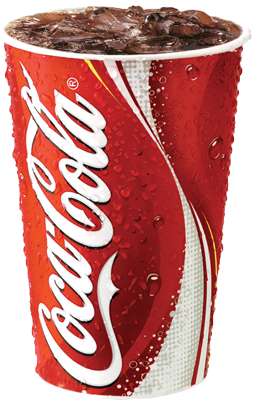 Download Fountain Drinks - 16oz Coca Cola Paper Cold Cups - Full Size ...