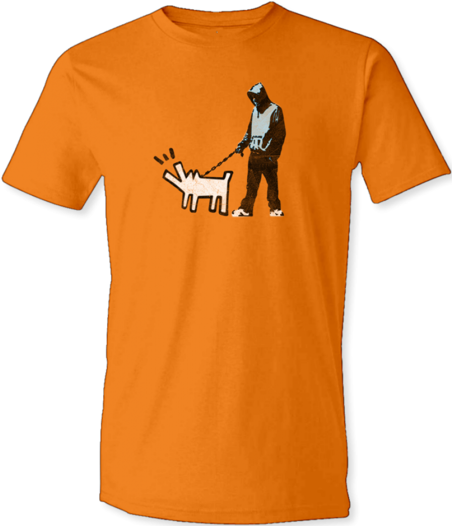 Choose Your Weapon Keith Haring Dog (green Color) - (900x1140), Png Download