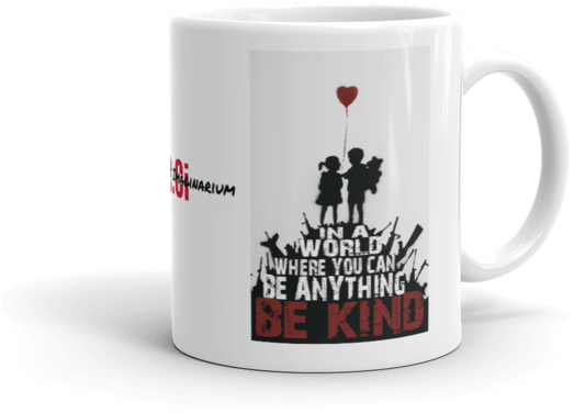 Be Kind - Jsc268 Be Kind Banksy Poster | 18-inches Aper (600x600), Png Download