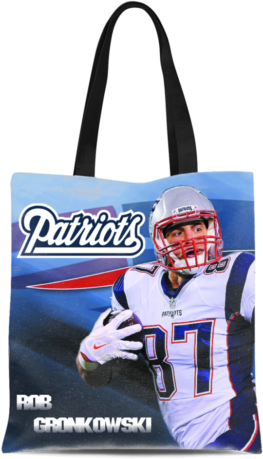 Rob Gronkowski Cool Tote - New England Patriots - Logo Rash Guard Juvy T-shirt (480x480), Png Download
