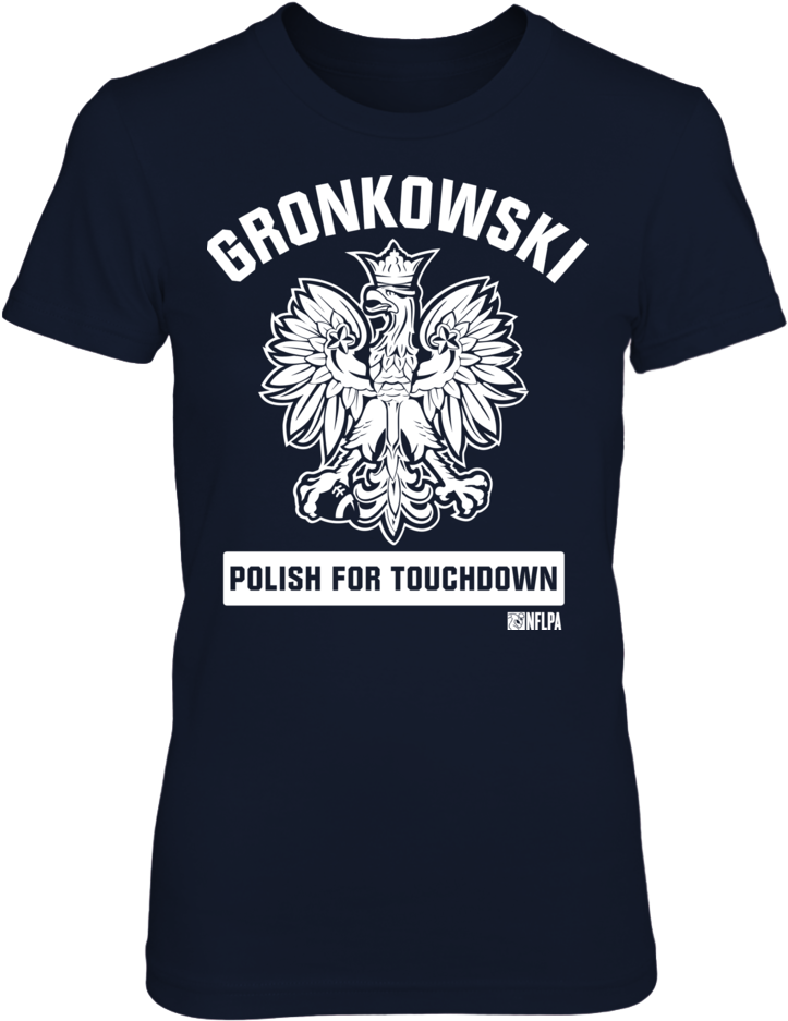 Polish For Touchdown T-shirts & Gifts - Active Shirt (1000x1000), Png Download
