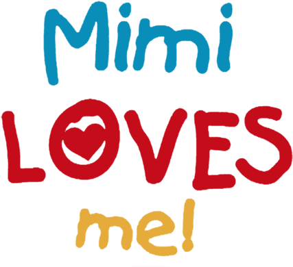 Mimi Loves Me - Nana-lieben Ich T - Shirts Und Geschenke Karte (450x450), Png Download
