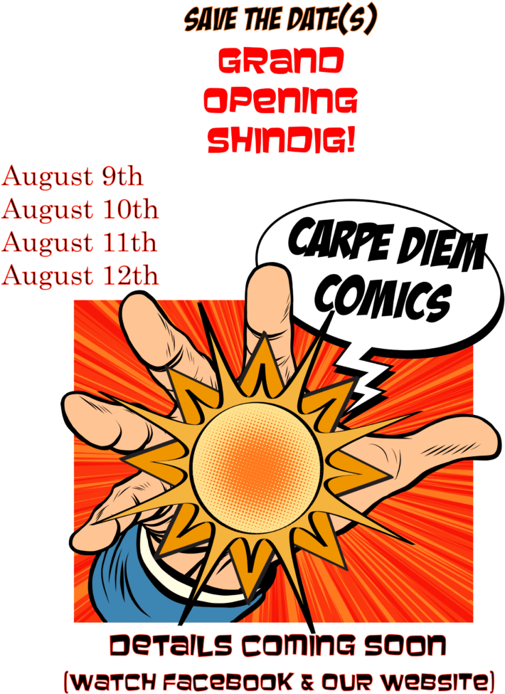 An Image Displaying The Carpe Diem Logo, Showing The - Carpe Diem Comics (791x1024), Png Download