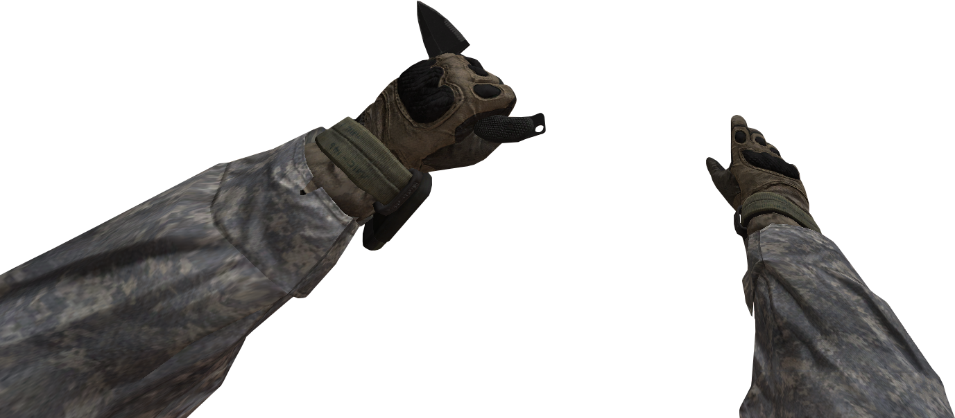 Rappel Knife Mw2 - Modern Warfare 3 Knife (1377x604), Png Download