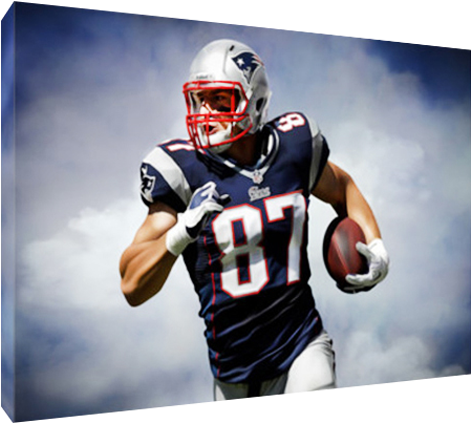 Ready To Hang Out Of The Package - Rob Gronkowski 2012 Action Photo Print (600x600), Png Download