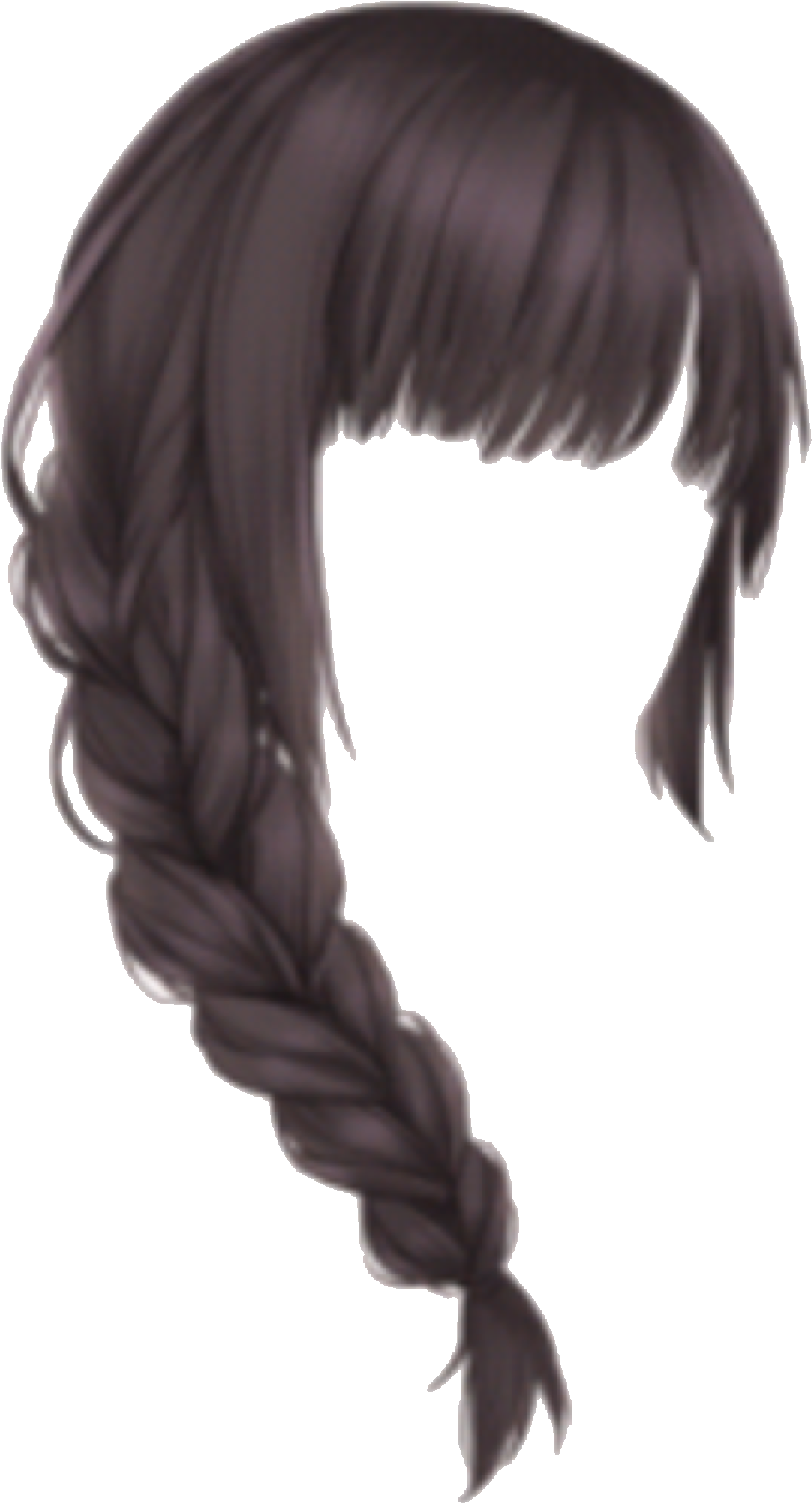 Prettyladyblack - Love Nikki Braided Hairstyles (1282x2048), Png Download