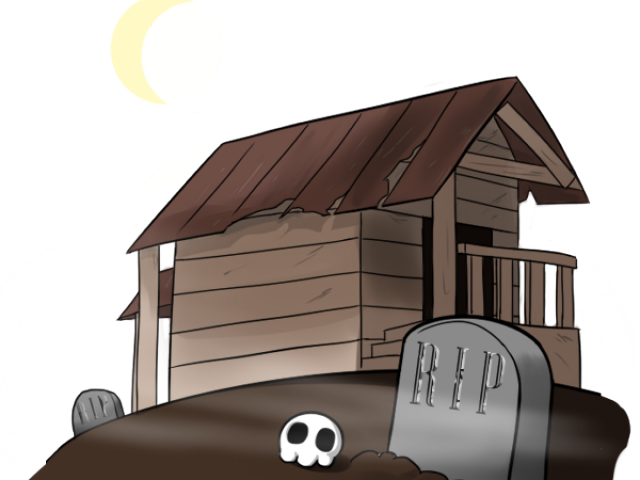 Haunted House Clipart - Clip Art (640x480), Png Download