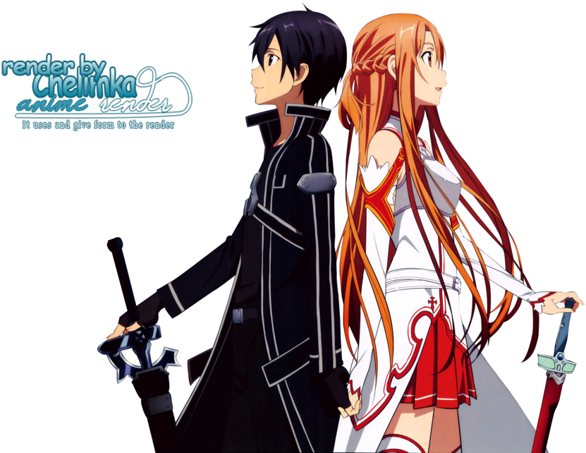 Cartoons Anime - Sword Art Online (1024x641), Png Download