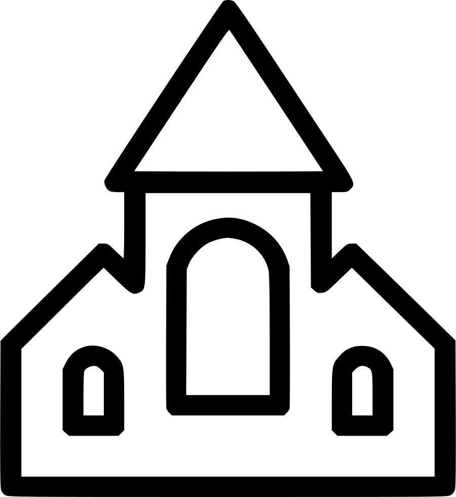 Haunted House - - Icon (900x980), Png Download