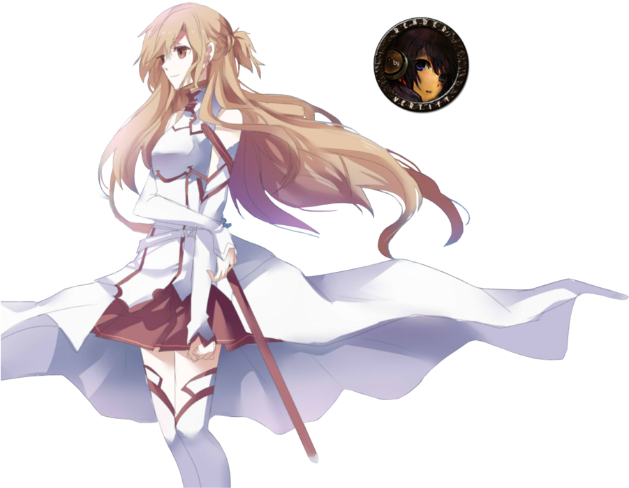 Sword Art Online Render - Sword Art Online Asuna Render (900x720), Png Download