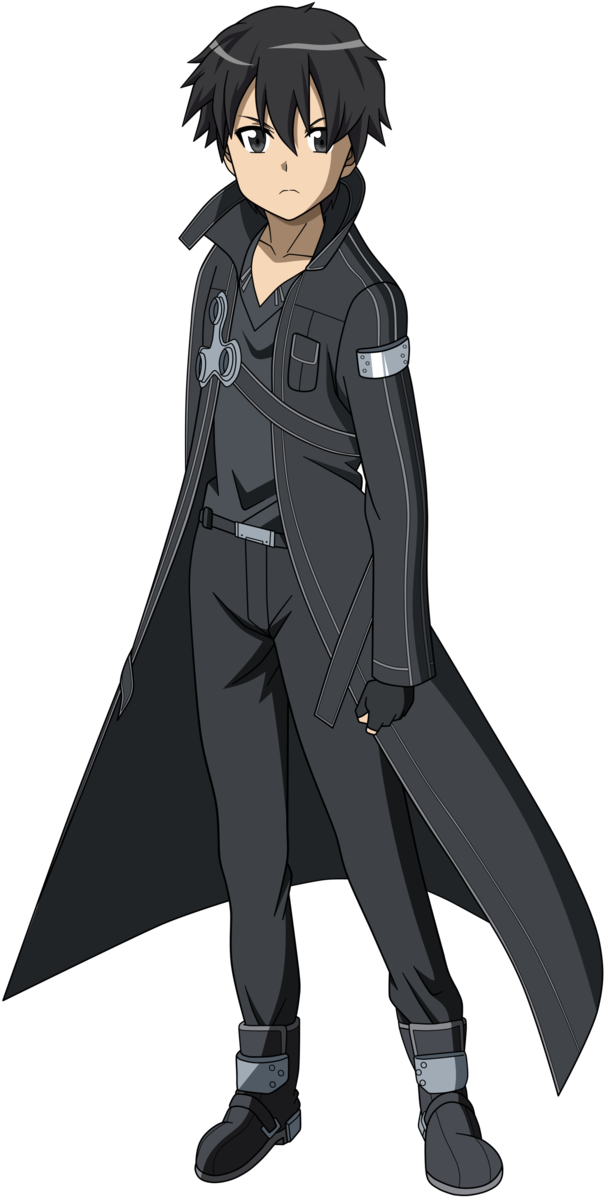 Art Online Shinon My Anime Wifes Girlfriends - Sword Art Online Kirito Png (659x1212), Png Download