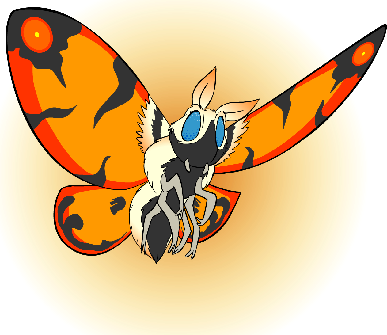20 Patron Promo - Roflo Felorez Mothra (408x350), Png Download