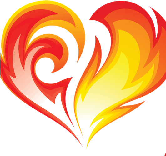 Photo - Fire And Ice Drawing (530x530), Png Download