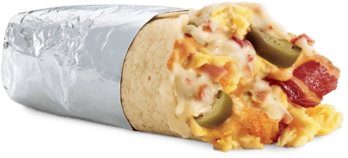 Jack In The Box Jalapeno Bacon Breakfast Burrito - Jack In The Box Breakfast Png (640x460), Png Download