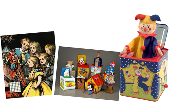 Jack In The Box - Clown Jack In The Box Toy Logo (600x364), Png Download