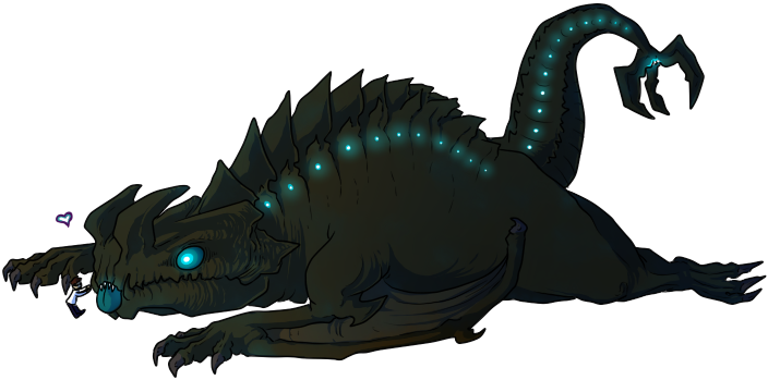 Kaiju By Jennilah On Deviantart - Illustration (717x359), Png Download