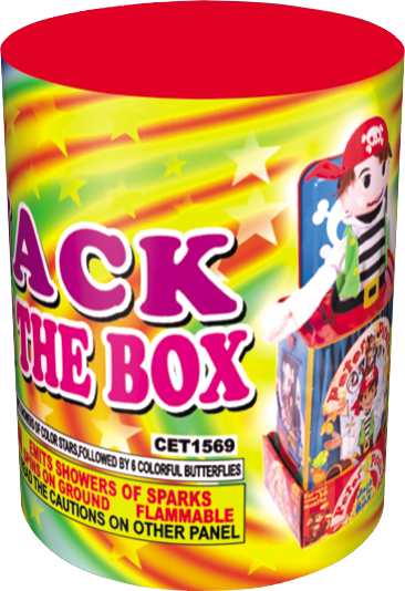 Jack In The Box Surprise - Jack In The Box Firework (366x534), Png Download