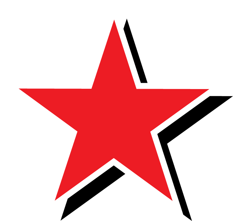 Red Glare - Estrella Hoz Y Martillo (800x792), Png Download
