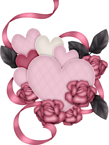 With All My Heart, I Love Heart, Dont Break My Heart, - Tubes Effets Gratuites Png (370x488), Png Download
