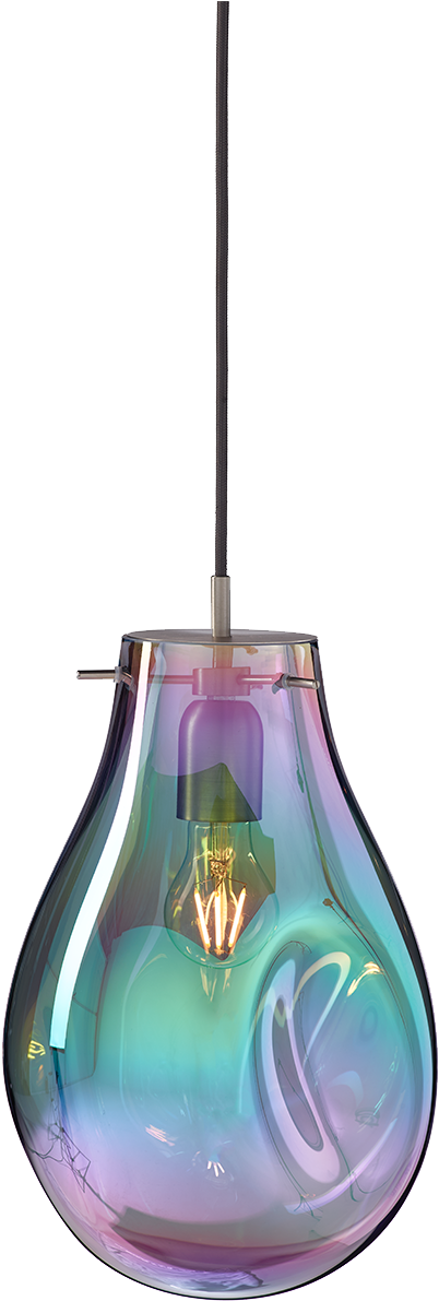 Soap Pendant Large Green / Stainless Steel - Pendant Light (960x1281), Png Download