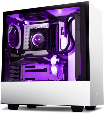 See Your Battlestation In A Whole New Light - Nzxt Hue 2 (556x500), Png Download