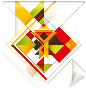 Creative Composition With Colorful Abstract Shapes - Abstract Shapes Composition (400x400), Png Download