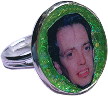 Steve Buscemi Glitter Ring - Weight Training (550x550), Png Download