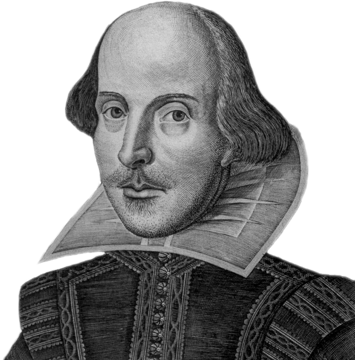 File - Shakes - William Shakespeare (720x731), Png Download