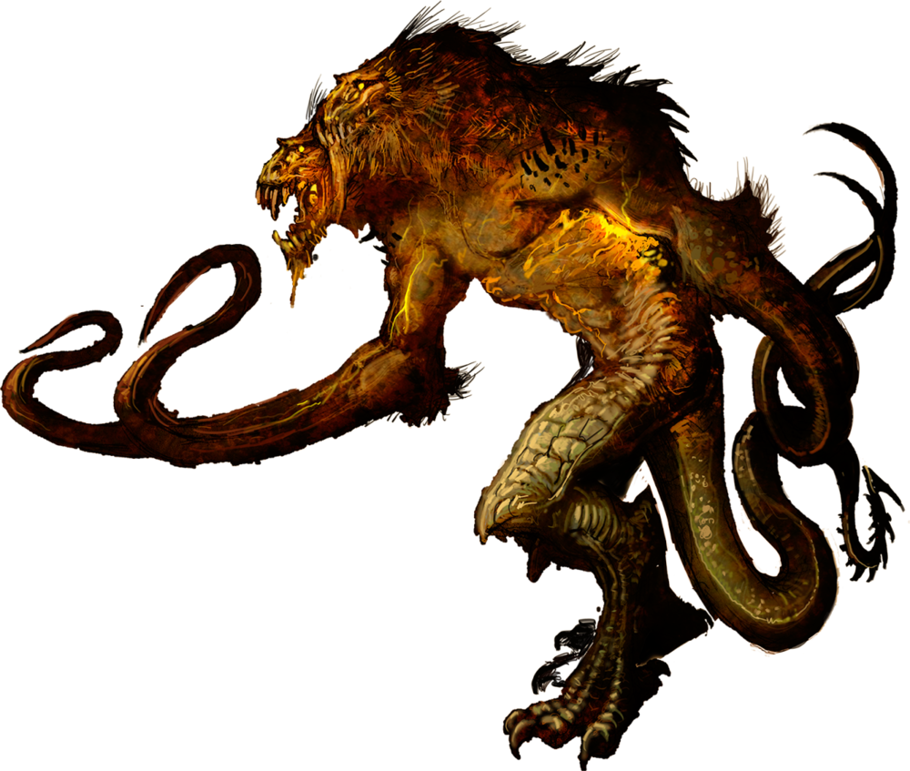 Demon Lord Physiology - Demogorgon D&d (1000x847), Png Download