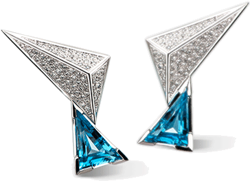 Pendientes Iceberg - Carrera Y Carrera (471x487), Png Download