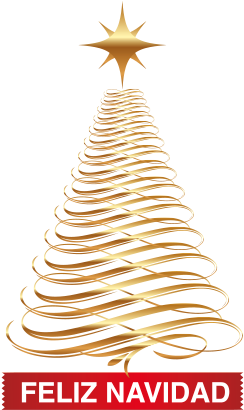 Cinta De Navidad Png Banner Free Library - Arbol De Navidad Vinilo (1024x576), Png Download
