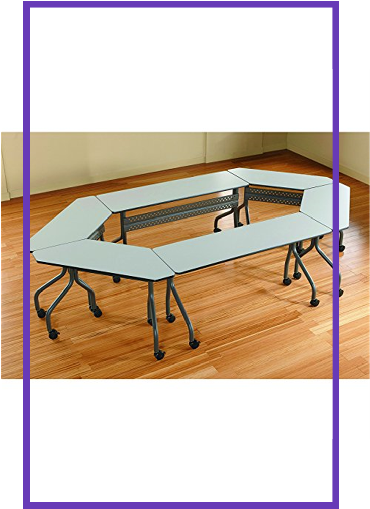 Iceberg Ice68057 Officeworks Mobile Training Table - Iceberg Officeworks 68057 Mobile Training Table - Rectangle (735x1100), Png Download