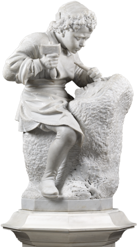 17-37 Ad • Roman • Portrait Bust 17th Century • Marble - Emilio Zocchi (280x515), Png Download