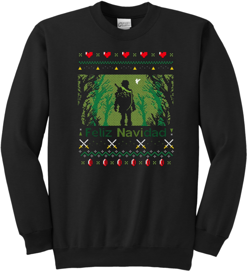 Feliz Navidad T Shirt - Ugly Sweater Christmas - Santa 2017 Mugs (960x960), Png Download